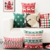 Feliz Navidad throw funda de almohada cojín regalo de Navidad de dibujos animados almohada cubierta para sofá coche decoración del hogar ali-07770249